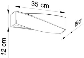 Aplică de perete Sollux Taurus Mini