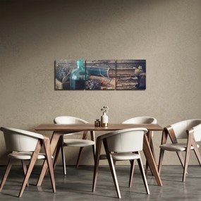 Tablou - Masa farmacistului (cu ceas) (90x30 cm)