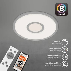 Plafonieră LED RGB dimabilă Brilo CENTRO LED/24W/230V Wi-Fi Tuya + telecomandă