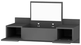 Masă de toaletă ZAKKUM 33x100 cm antracit