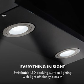 Laurel 60, hotă, 60 cm, 350 m³/h, LED touch, negru