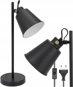 Lampă de masă 1xE27/40W/230V neagră