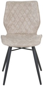 Set 2 buc. scaune pentru sufragerie Lissa (bej). 1009995