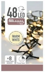 Instalaţie pom de Crăciun Twinkle, alb cald, 48 LED