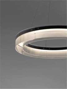Lustra LED suspendata design circular PAULINE D-85cm