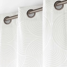 Draperie albă din catifea 135x260 cm Eva – douceur d'intérieur