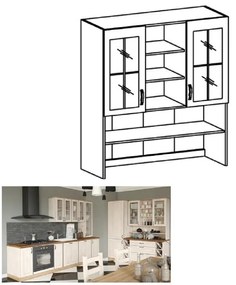 Vitrină de bucătărie (Suprastructură) Regnar K120. 788734