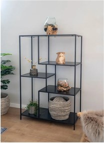 Bibliotecă House Nordic Vita Shelf, 80 x 120 cm, negru