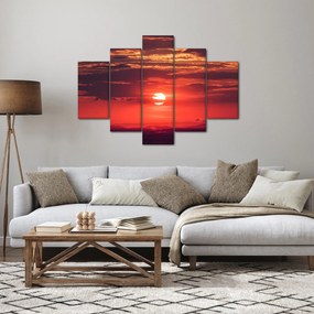 Tablou cu soarele colorat (150x105 cm)