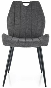 Scaun Arco gri inchis/negru Brego18