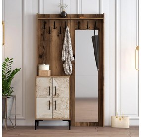 Mobilier hol Betina BC (Alb + Nuc). 1088695