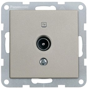 Priza TV finala, IP20, Bronz, Panasonic Karre Plus 55
