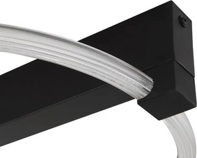 Plafoniera LED metal negru FLETCHER