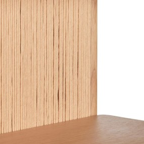 Bibliotecă în culoare naturală cu aspect de lemn de stejar 75x88 cm Heritage – Hübsch