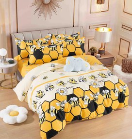 Lenjerie pat dublu, 6 Piese, Finet Premium