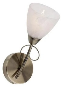 Lampă de perete NOELLA 1xE14/28W/230V alamă Redo 02-649