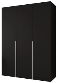Dulap de haine 150 cm Alice 1 (Negru + Cașmir). 1126108