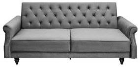 Canapea extensibila design Chesterfield, Maison Belle Affaire 220cm, gri