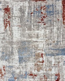 JAKS COVOR LUXESS CU FIR SCURT BORDO-GRI 25089A Dimensiuni: 120 x170