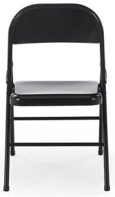 Scaun pliabil Acton, negru