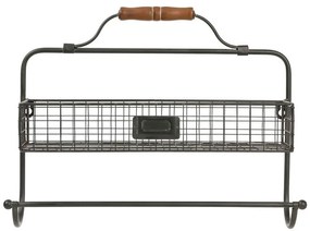 Raft de perete din metal si mesteacan, Reserve