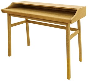 Birou de tip secretaire cu aspect de lemn de stejar 44x115 cm Carteret – Woodman