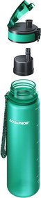 Sticla cu filtru pentru apa Aquaphor City 160045, 500 ml, Tritan, Carbune activ, Aqualen, Capac cu inchidere, Verde inchis