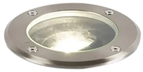 Spot îngropat inteligent pentru exterior din oțel inoxidabil, inclusiv WiFi GU10 IP65 - Delux