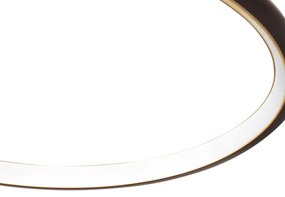 Lampă de tavan neagră cu LED cu 3 trepte de iluminare cu 4 lumini - Joaniqa