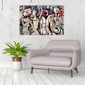 Tablou - Seara de jazz (90x60 cm)