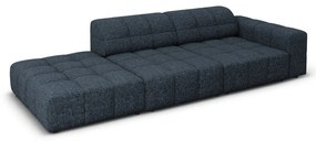 Șezlong albastru (cu colț pe partea dreaptă) Chicago – Cosmopolitan Design