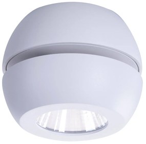 Spot LED aplicat directionabil de tavan/plafon OJOS 1 alb