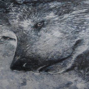 Tablou - Lupul din desene animate (90x60 cm)