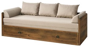 Zondo Pat extensibil 80 până la 160 cm INDIANA JLOZ 80/160 (stejar sutter). 798139