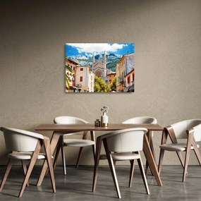 Tablou pe sticlă - Sóller, Mallorca (70x50 cm)