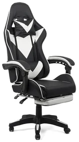 Scaun gaming OFF 299 alb cu negru