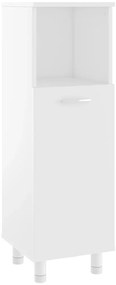 Dulap de baie, alb, 30 x 30 x 95 cm, PAL