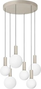 Ideal Lux - Lustră LED suspendată ODEON LED/39W/230V CRI 90 Ø 57 cm bej/alb