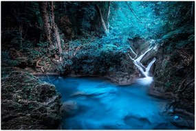 Tablou - Noaptea magică în pădurea tropicală (90x60 cm)