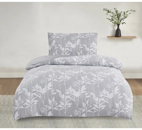 Lenjerie de pat din jacquard Alabama gri, 140 x200 cm, 70 x 90 cm