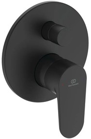 Baterie incastrata, pentru 2 consumatori, cu corp, negru matase Negru mat