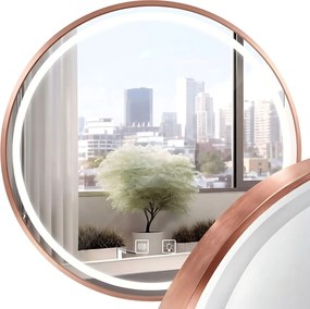 Oglindă LED 100cm MMJ BRUSH COPPER