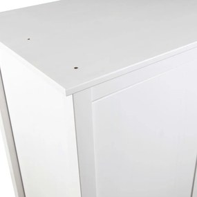 Sifonier cu 2 usi Hill Range, alb, 89x50x170 cm, lemn masiv pin Alb, 1
