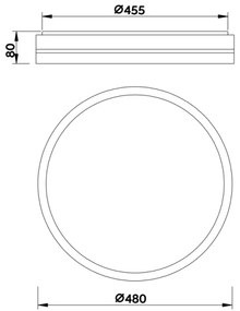 Plafonieră LED dimabilă MANNI LED/40W/230V Globo 41759-40 + telecomandă