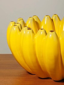 Bol galben de fructe, fructiera, D35cm Banana