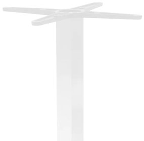 Stalp picior suport blat masa bar Stofan metal alb 45x45x108 cm