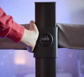 Patut, Sempreconte, co-sleeper 2 in 1, Cu laterala culisanta, Cu setare unghiulara, Cu roti, Reglabil in 8 pozitii pe inaltime, Bej