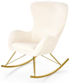 Fotoliu balansoar Leonia (crem + auriu). Promo -6%. 1039483