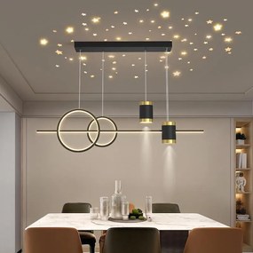 Lustra LED cu Telecomanda Proiector Elit'S wifi 2.4G lumina/rece/calda/neutra intensitate reglabila