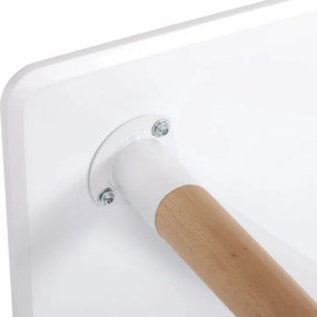 OFERTA Masa de dining alba BERGEN 120x80 cm calitate II